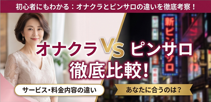 オナクラ ピンサロ 違い